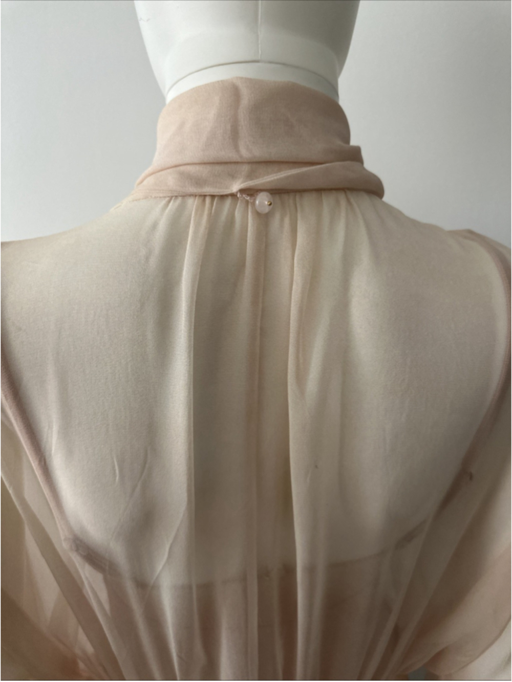 Zimmermann Belted Floral Print Chiffon Maxi Dress Powder Size 2 - Picture 16 of 16